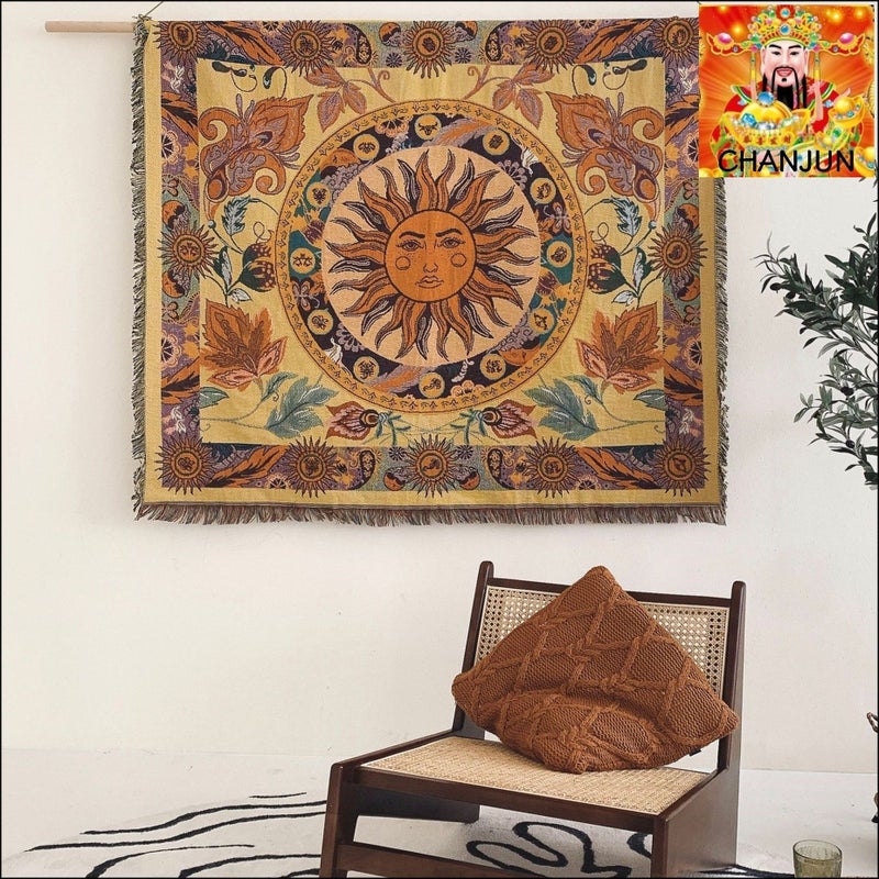 بطانية بوهيمية مايكروفايبر محبوكة 130x160 سم - Image 2
