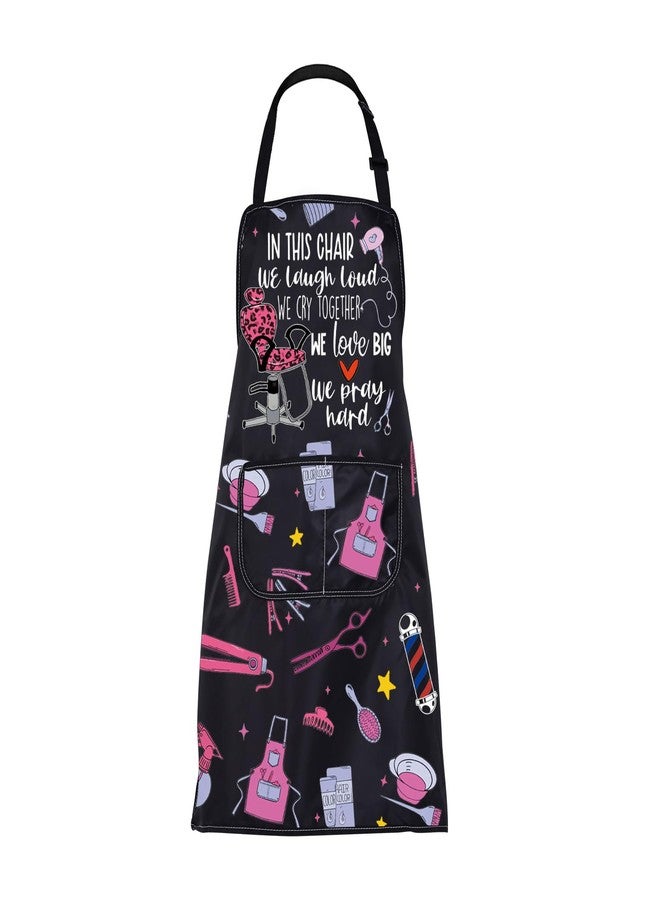 BNQL Hair Stylist Apron with Pockets Hairdresser Gifts Hair Stylist Gifts Cosmetologists Gifts Beauty Salon Aprons Barber Apron - Image 1