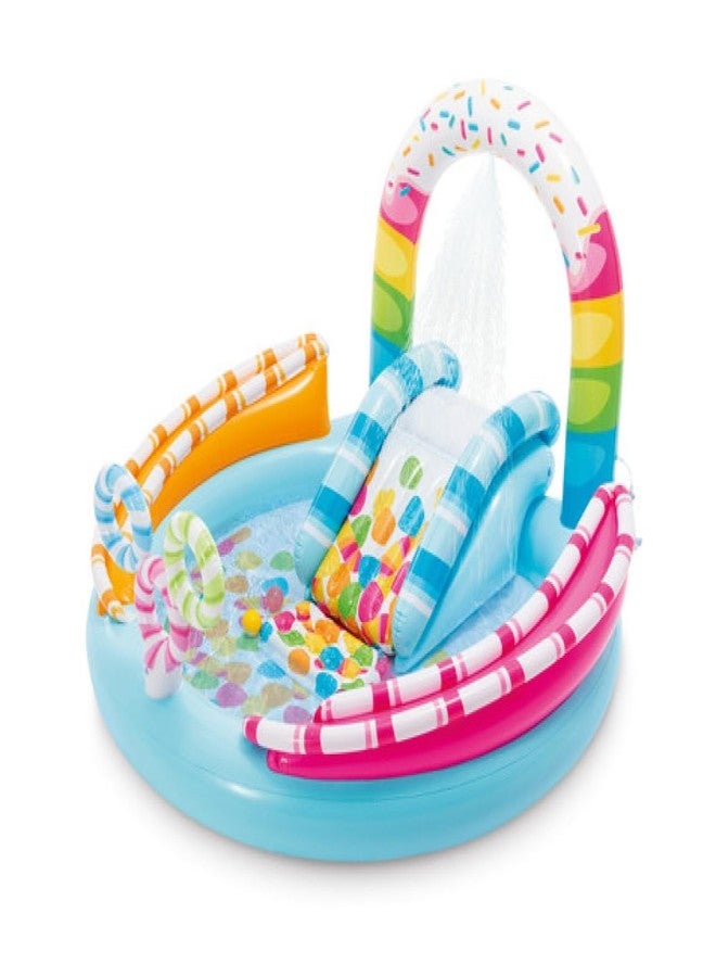VWretails Family Playcenter for Kids, Childrens and Toddlers to Fun and Enjoyment in Backyard in Vacations, Having Inflatable Toys and Games with Multiple Designs (Candy Fun Playcenter 57144) - Image 2