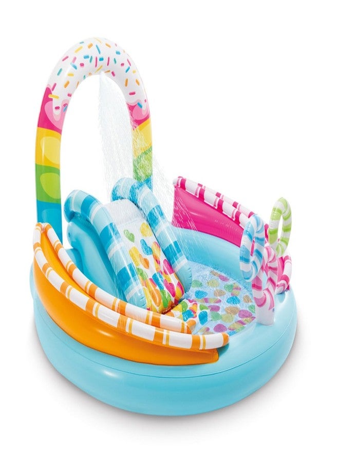 VWretails Family Playcenter for Kids, Childrens and Toddlers to Fun and Enjoyment in Backyard in Vacations, Having Inflatable Toys and Games with Multiple Designs (Candy Fun Playcenter 57144) - Image 1