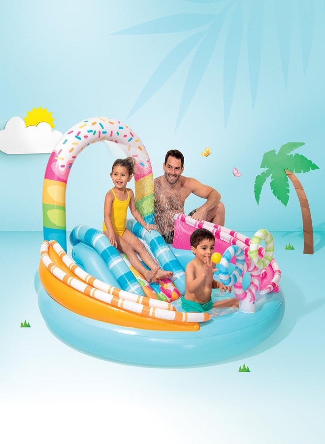 VWretails Family Playcenter for Kids, Childrens and Toddlers to Fun and Enjoyment in Backyard in Vacations, Having Inflatable Toys and Games with Multiple Designs (Candy Fun Playcenter 57144) - Image 3