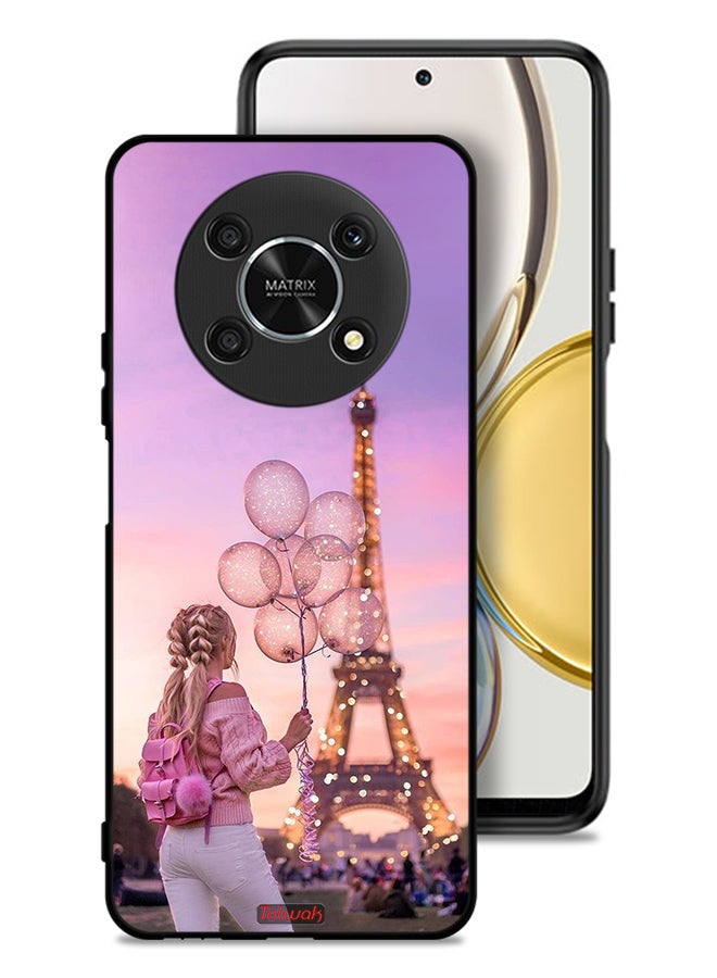 Tolwak Honor X30 5G Protective Case Cover Girl Holding Balloons - Image 1