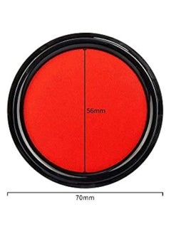 Generic 2PCS Quick Drying Ink Thumbprint Pad,Thumbprint Ink Pads for Notary Supplies Identification Fingerprint Cards,Red Stamp Pad for Office  - Image 2