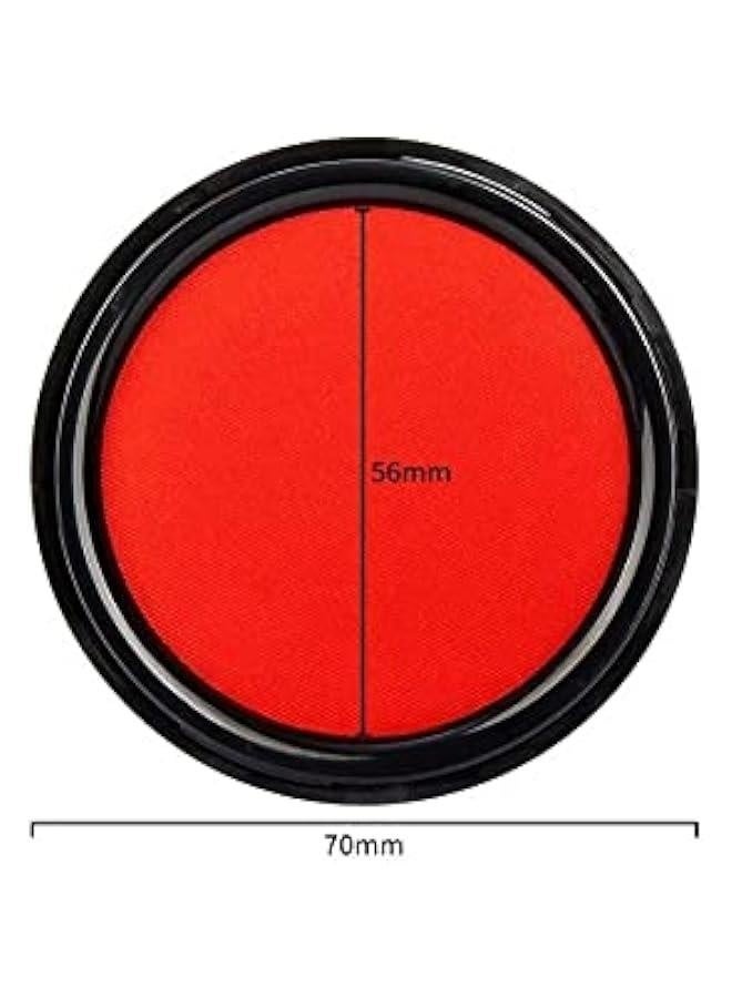 Generic 2PCS Quick Drying Ink Thumbprint Pad,Thumbprint Ink Pads for Notary Supplies Identification Fingerprint Cards,Red Stamp Pad for Office - Image 2
