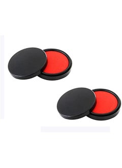 Generic 2PCS Quick Drying Ink Thumbprint Pad,Thumbprint Ink Pads for Notary Supplies Identification Fingerprint Cards,Red Stamp Pad for Office  - Image 1