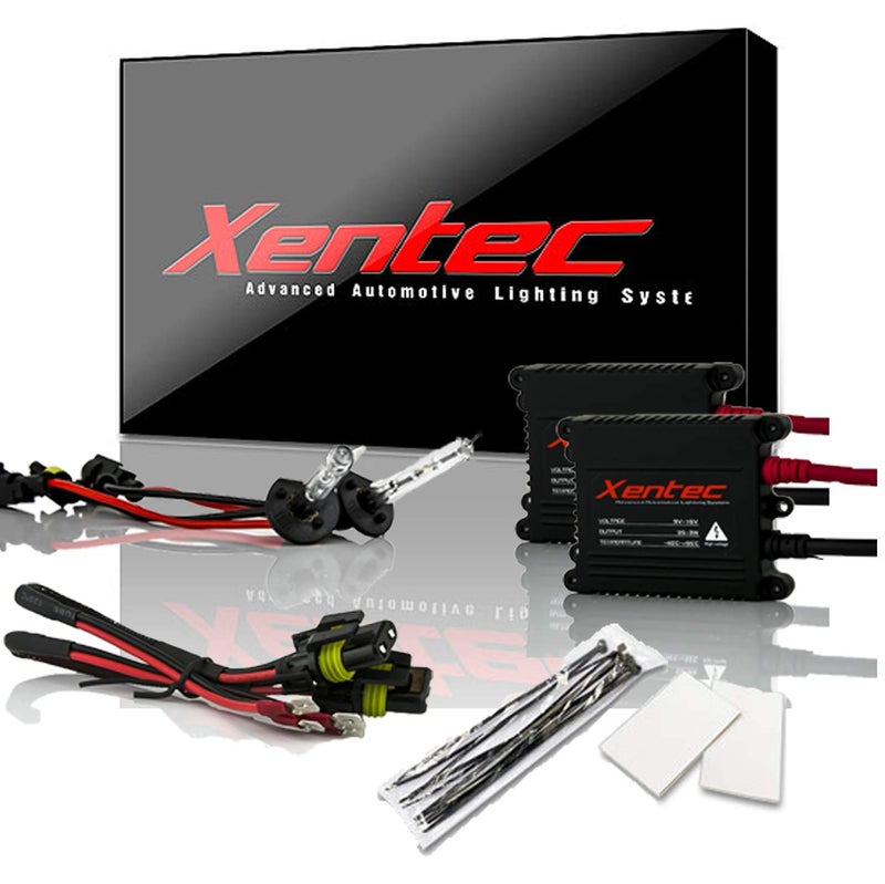 Xentec H1 5000K HID xenon bulb x 1 pair bundle with 35W Digital Slim Ballast x 2 (Ivory White) - Image 1