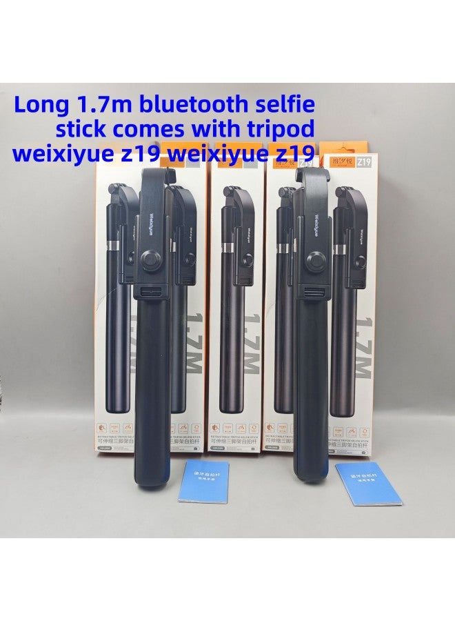 1.7 M Anti-shake Selfie Stick Travel Portable Mobile Phone Selfie Camera Artifact Mini 360 Rotating Floor Tripod-Color:1.7m -z19 Selfie Stick  - Image 3