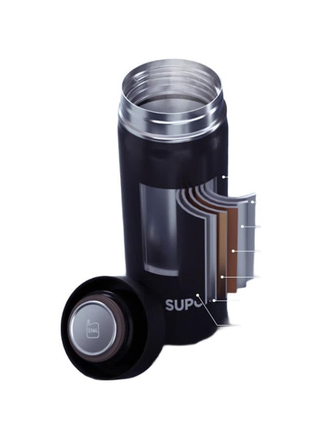 Supor Insulated Mug, 316 Stainless Steel, Business Water Cup For Men And Women, Tea Infuser, Cold Drink Holder, Gift, Kc45Hp10 - Image 2