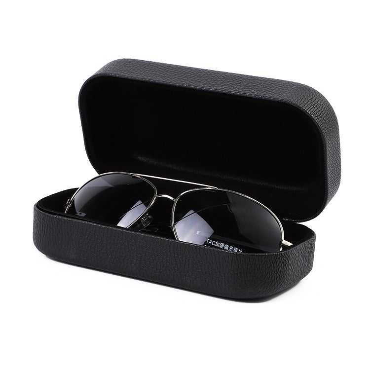 Generic New Unisex Large Sunglasses Case Black 