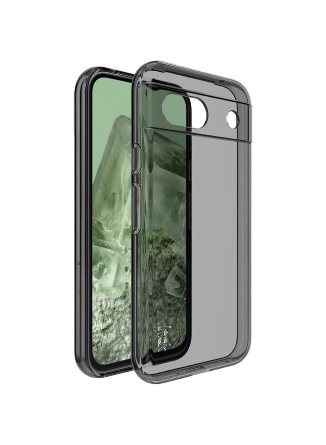 إيماك جراب هاتف شفاف مقاوم للصدمات من مادة TPU من UX-5 لهاتف Google Pixel 8a (أسود شفاف)