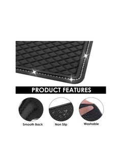 SOLASTA SOLASTA Car Dashboard Non Slip Mats, Anti-slip Car Pads, Instrument Panel Storage Pads, Car Heat-Resistant Magic Mats, Non-Slip Dashboard Gel Latex Pads for Cell Phones, Sunglasses, Keys, Coins  - Image 4