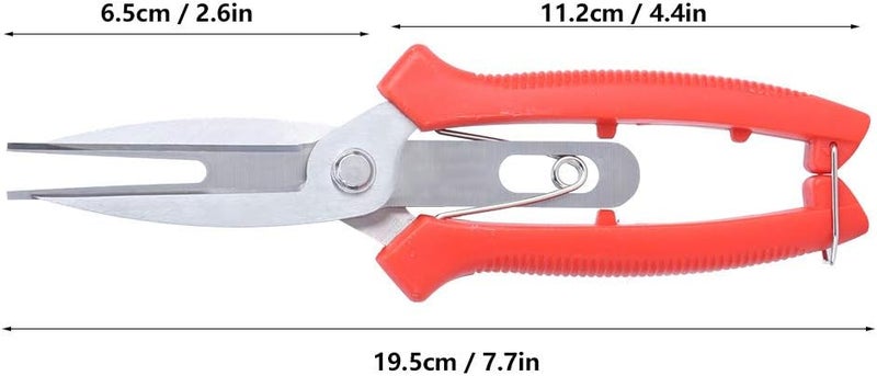 Pruning Shears, Stainless Steel Pruning Shears with Ergonomic Handle for Garden for Gardener - Image 3