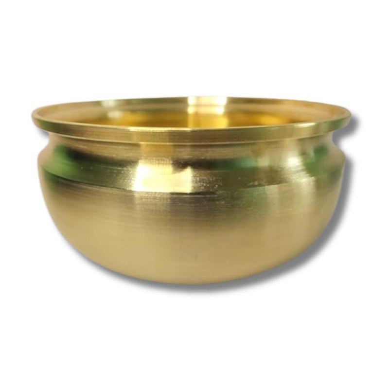 NUTRION Nutrion Keralas Purest Nonstick BronzeKansa Pongal PotGunduCooking PotAandiMade to Last for Ever Life Time Warranty 4 Litre - Image 1