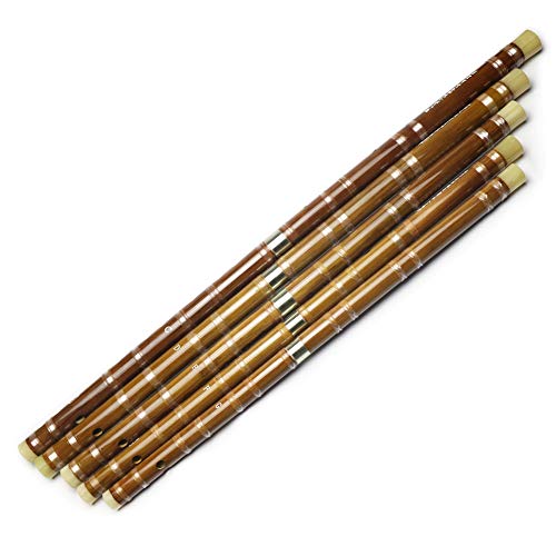 PHYSKOW C Key Dizi Bitter Bamboo Flute for Beginners with Free Membrane & Glue & Protector Set Traditional Chinese Instrument（Key of C/Bitter Bamboo） - Image 3