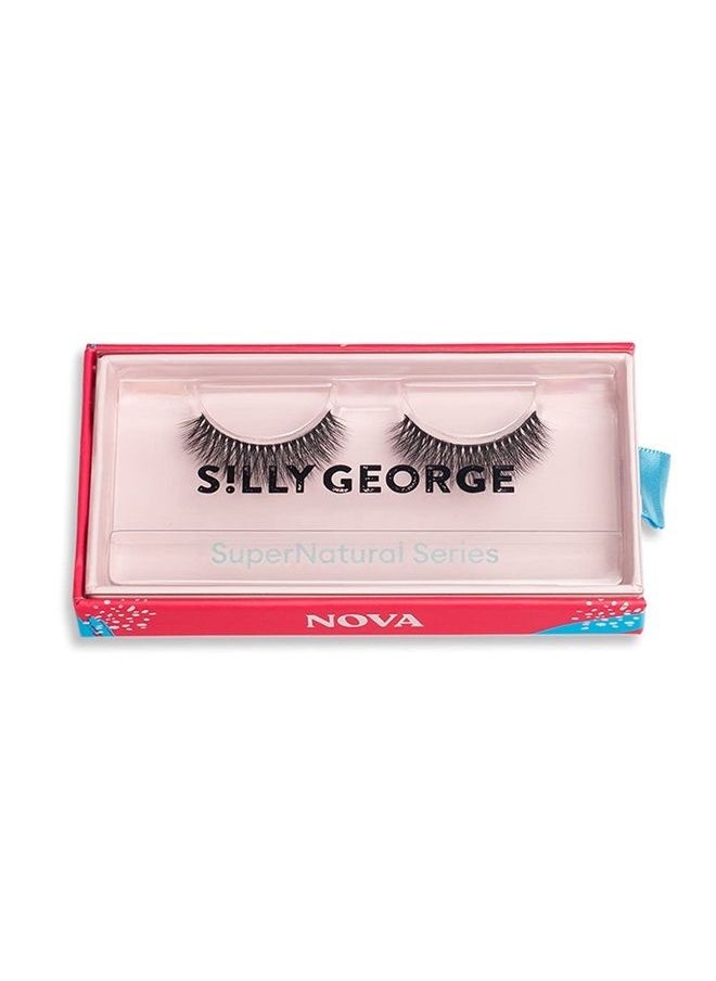 Silly George SuperNatural Lash | Clear and Flexible Band, Natural Look, Comfortable, Lightweight (Nova)  - Image 1
