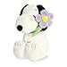 Aurora Adorable Peanuts Snoopy Stuffed Animal Officially Licensed Toys For All Snoopy Fans Seasonal Plush For The Spring Season Purple Flower 9 Inches - Image 2