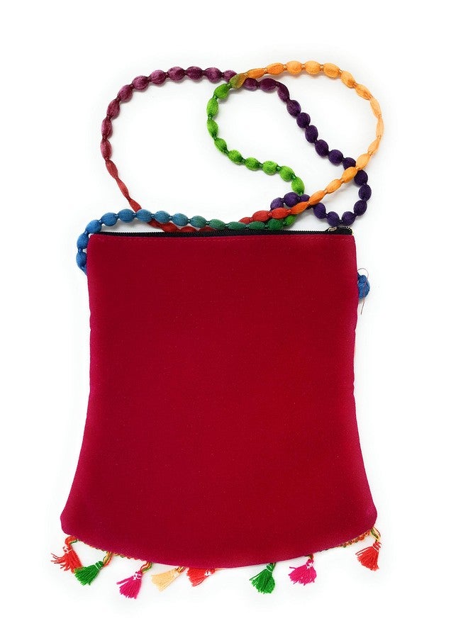 Chircrafts Handicrafts Cotton Embrodery Multicolour Rajasthani Sling Bag for Women & Girls(combo-2) - Image 2