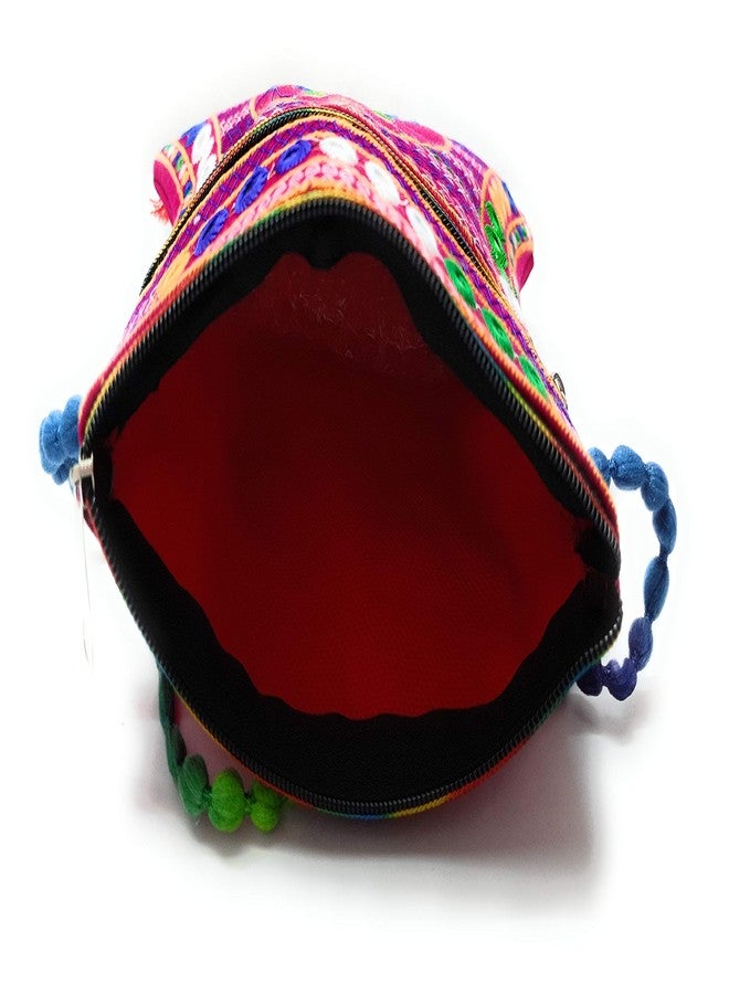 Chircrafts Handicrafts Cotton Embrodery Multicolour Rajasthani Sling Bag for Women & Girls(combo-2) - Image 4