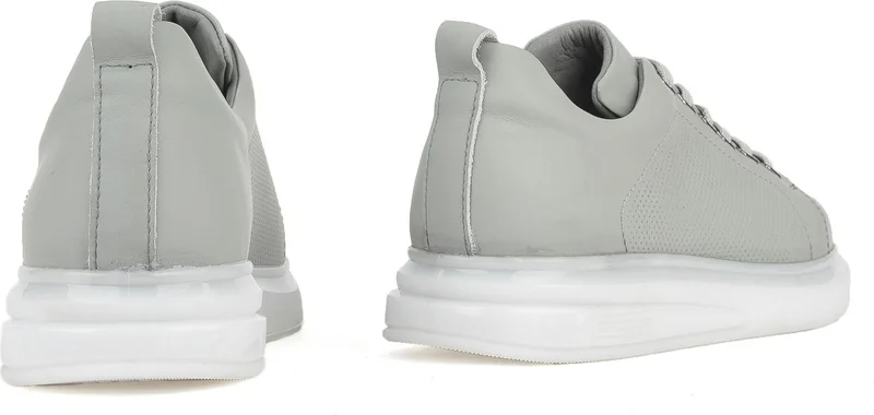 زيا Ziya, Men's Genuine Leather Sneaker 1411026Z865 Gray