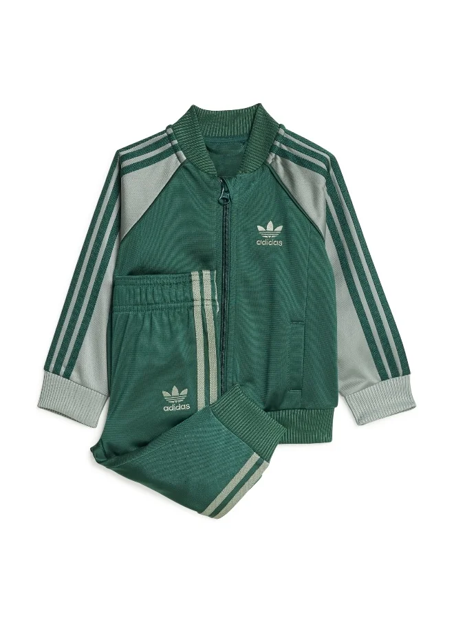 adidas Originals adidas SST TRACKSUIT Green Originals Kids SUITS