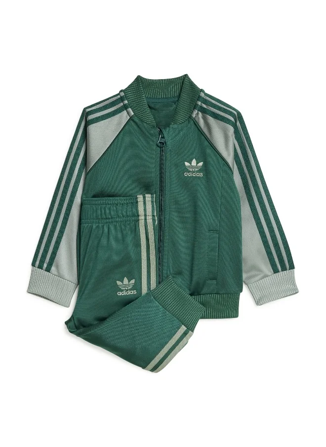 adidas Originals adidas SST TRACKSUIT Green Originals Kids SUITS