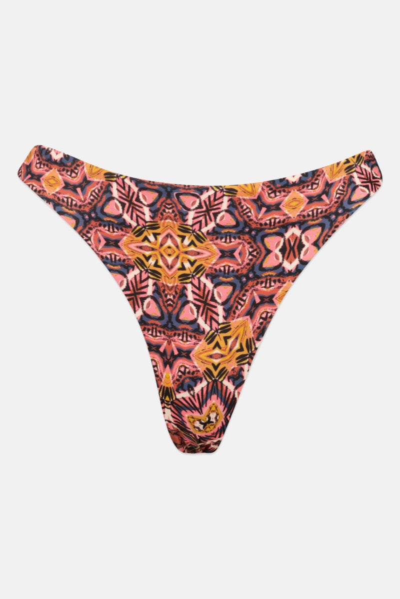 Billabong Women Allover Print Reversible Pull On Bikini Bottom, Multicolor - Image 2
