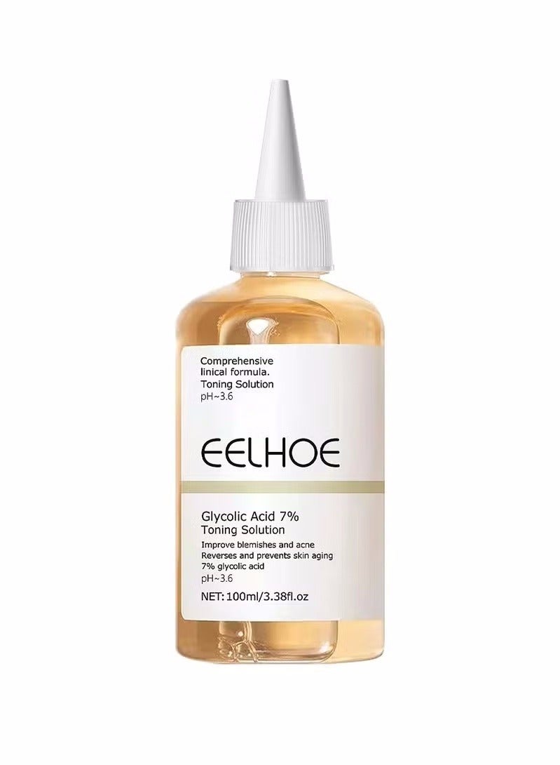 EELHOE Glycolic acid 7% Toner, A Facial Whitening Serum That Can Change Skin Tone And Exfoliate - Image 2