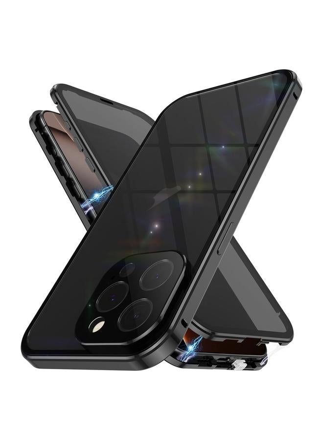 اس-توب جراب لهاتف iPhone 16 Pro Max، جراب مغناطيسي مزدوج الجوانب من الزجاج المقوى مضاد للتجسس - Image 1