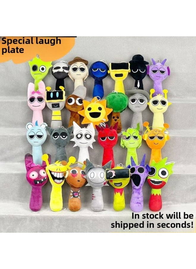 Generic - Explosions Rhythm Box Game Surrounding A Full Set Of Plush Toys Simon Gray Doll Male-Colour:Mysterious Blake [ready Stock And Shipped In Seconds]-High:20* 10cm - Image 1