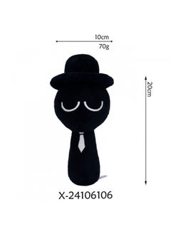 Explosions Rhythm Box Game Surrounding A Full Set Of Plush Toys Simon Gray Doll Male-Colour:Mysterious Blake [ready Stock And Shipped In Seconds]-High:20* 10cm