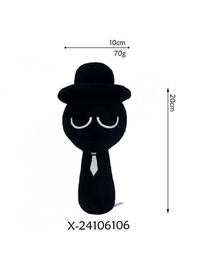 Generic - Explosions Rhythm Box Game Surrounding A Full Set Of Plush Toys Simon Gray Doll Male-Colour:Mysterious Blake [ready Stock And Shipped In Seconds]-High:20* 10cm - Image 1