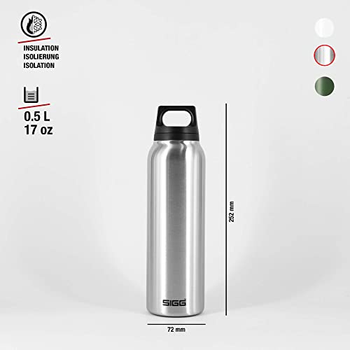 SIGG - Insulated Water Bottle - Thermo Flask Hot & Cold - Leakproof - BPA Free - 18/8 Stainless Steel - 17 Oz - Image 4