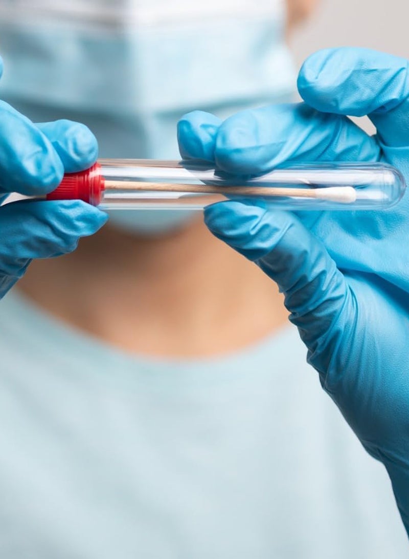 King Mariot مطبق قطن معقم 6 بوصة | عصا خشبية ذات استخدام واحد مع رأس قطن ملفوف بإحكام للتطبيقات الطبية والجمالية - Image 5