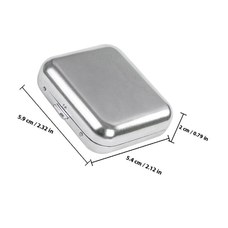 Portable Mini Metal Ashtray With Lid For Car Outdoor Travel Lightweight Pocket Design - Image 3