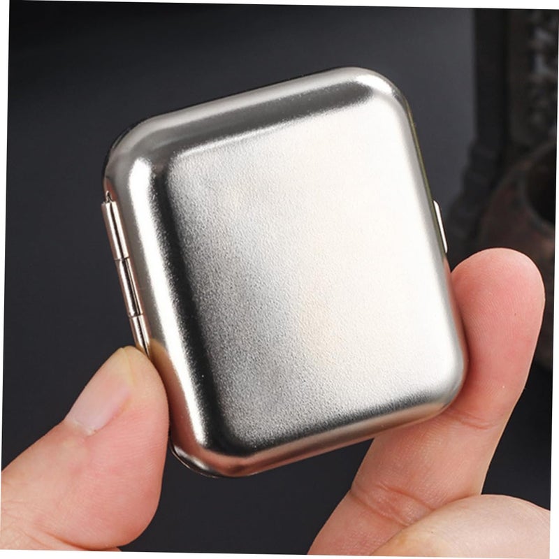 Portable Mini Metal Ashtray With Lid For Car Outdoor Travel Lightweight Pocket Design - Image 5