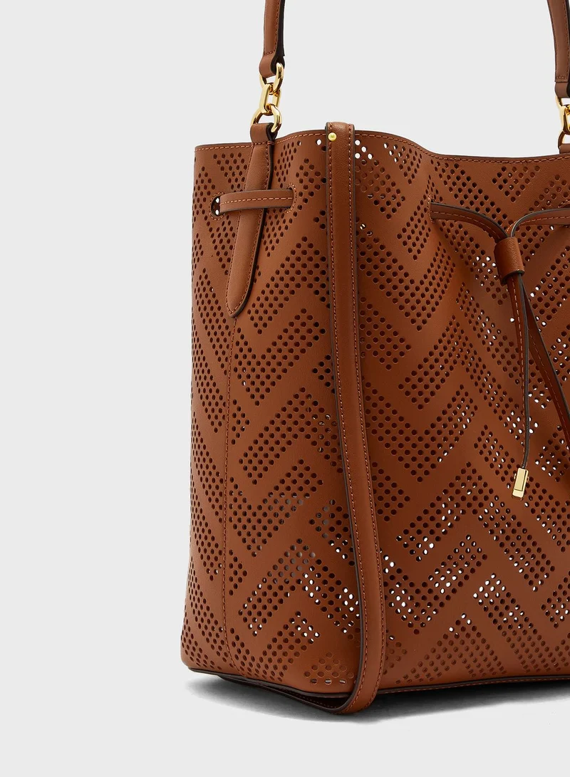 Lauren Ralph Lauren Debby Drawstring Hobo