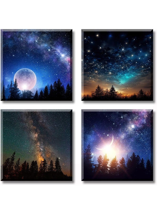 DJSYLIFE Galaxy Wall Decor for Boys Room Canvas Wall Art - Image 1