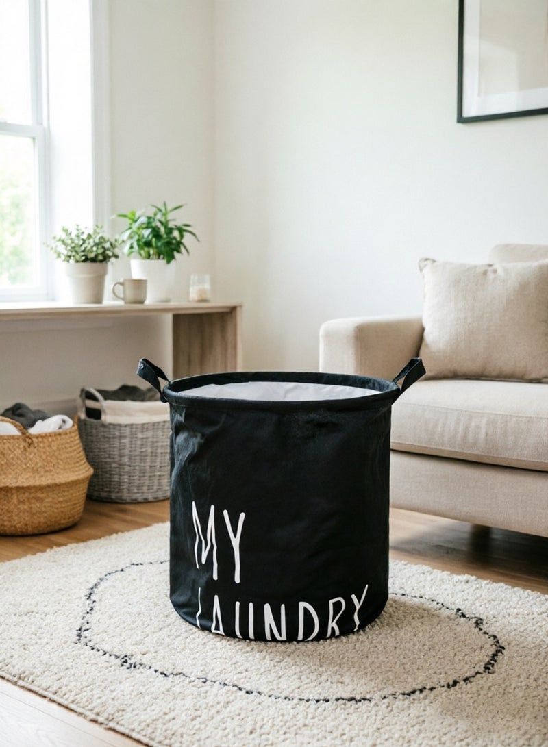 Laundry Hamper Large Collapsible Laundry Baskets, Freestanding Waterproof Clothes Hamper with Easy Carry Handles in Laundry Room Bedroom Bathroom College Dorm for Everyone - Image 2