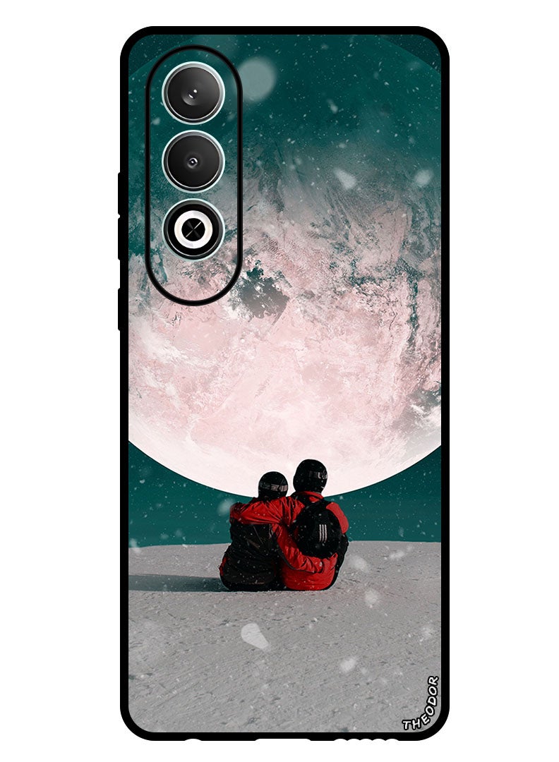 Theodor Protective Case Anti Scratch Shock Proof Bumper Cover For OnePlus Nord CE 4 couple_hugs_moon - Image 1