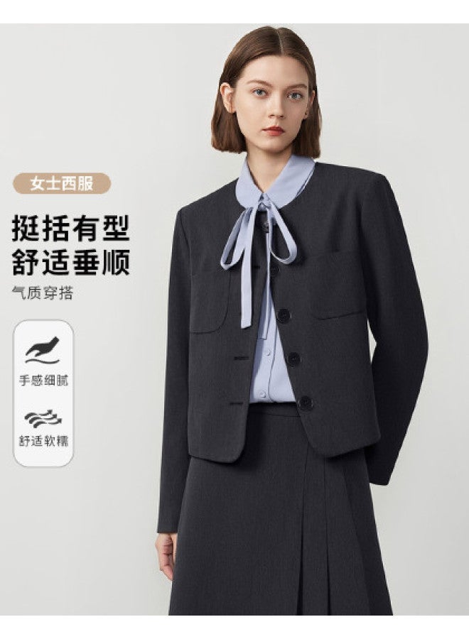 Fapai Women's Blazer Jacket Fashion Versatile Professional Commuting Easy Care High-end Sense - Image 1