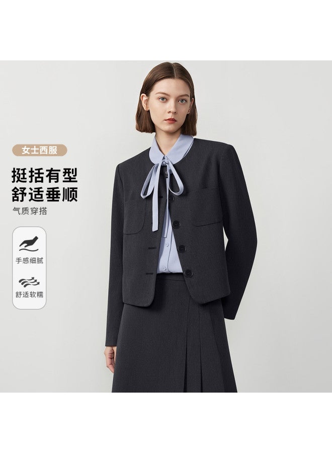Fapai Women's Blazer Jacket Fashion Versatile Professional Commuting Easy Care High-end Sense - Image 2