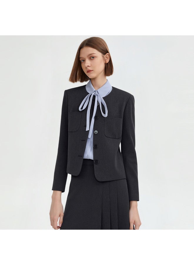 Fapai Women's Blazer Jacket Fashion Versatile Professional Commuting Easy Care High-end Sense - Image 4