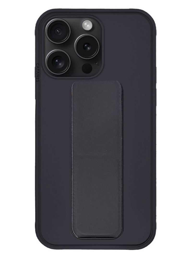 CATANES iPhone 15 Pro Max Case Premium PU Leather Case with Stand Function Shockproof and Anti Scratch Finger Grip Case Cover - Image 1