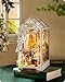Rolife DIY Book Nook Kit Garden House DIY Miniature Booknook Kit 3D Creative Decorative Bookend Bookshelf Insert 3D Puzzle for Adults HalloweenChristmas DecorationsGifts for Adults Garden House - Image 3