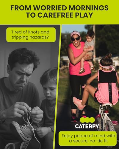 Caterpy RUN - Ultimate No Tie Shoelaces for Adults & Kids - Versatile & Easy-to-Use Shoe Laces - Jaguar Black, XL, Single Pack - Image 3
