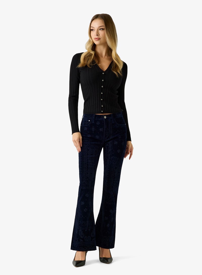 GUESS Sexy Flare High Waist Bootcut Jeans - Image 4