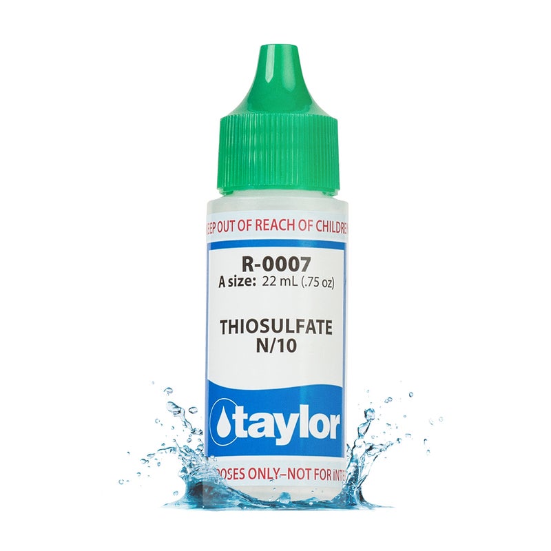 TAYLOR TECHNOLOGIES INC R-0007-A THIOSULFATE #7 N/10 3/4 OZ - Image 3