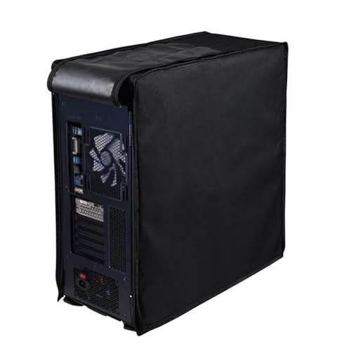 ALHBEJT Computer CPU Dust Cover PC Dust Protection Case Host Computer PC CPU Tower Protector Waterproof Scratch Resistant Black 2440Lx1023Wx 2047H - Image 1