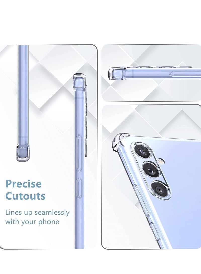 BORTONY Samsung Galaxy A35 Case Crystal Clear Flexible Cover for Galaxy A35 Slim Thin Non-Yellowing Soft TPU Bumper Protective Phone Case Cover for Samsung Galaxy A35 6.6 inch - Image 4