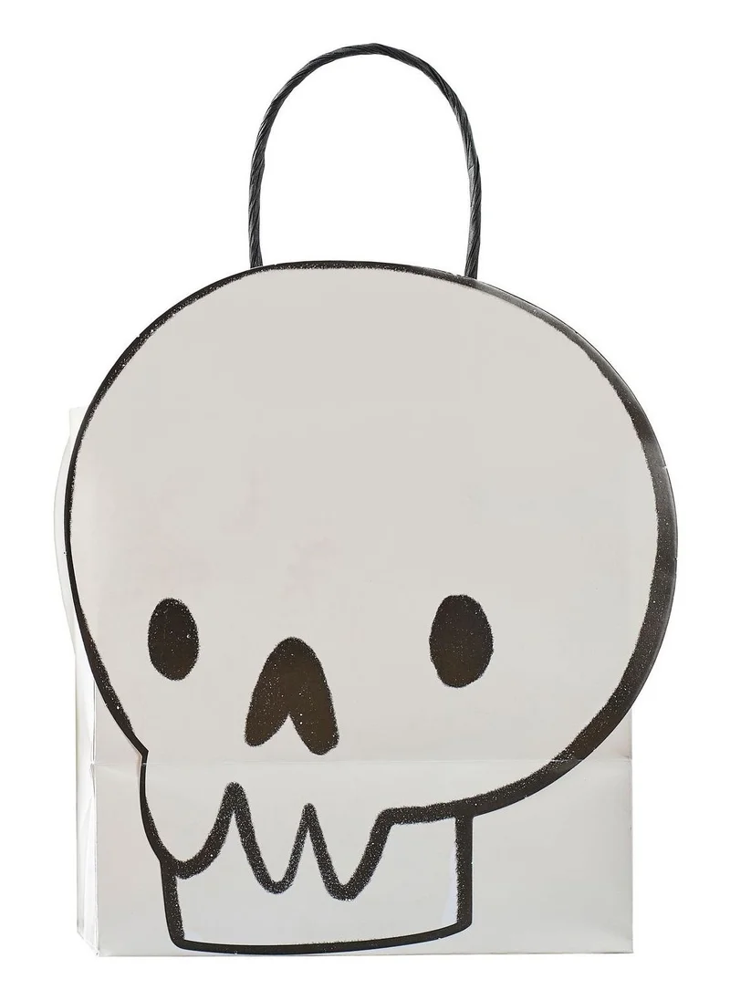 Ginger Ray Halloween Skull Paper Party/Treat Bags